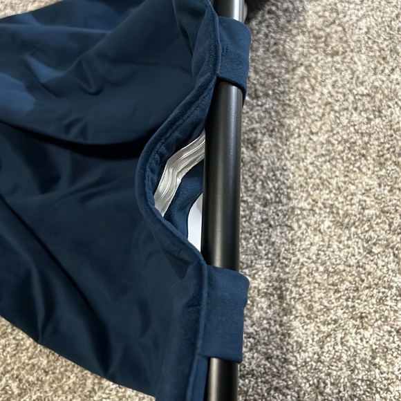 Olivia Signature Velvet Curtains | 2 Single Panel Blackout Curtains | 50"W; 84"L - Picture 5 of 10